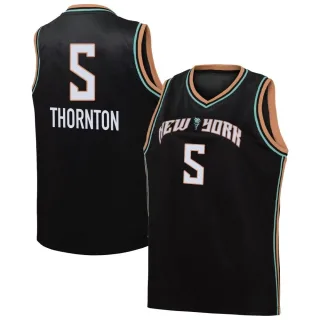 Men s New York Liberty Kayla Thornton Explorer Edition Victory Black 2021 Jersey Liberty Store